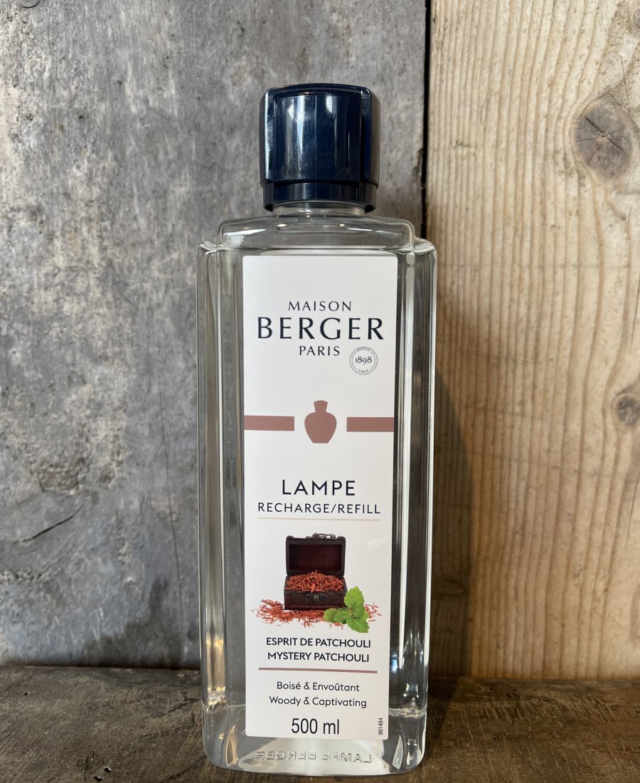 Maison berger navulling voor geurbrander 500 ML - Mystery Patchouli - Image00005 - 2022000016